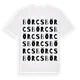 Börcs ordlek t-shirt