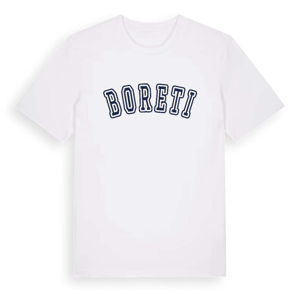 Boreti college t-shirt – White, i miljö