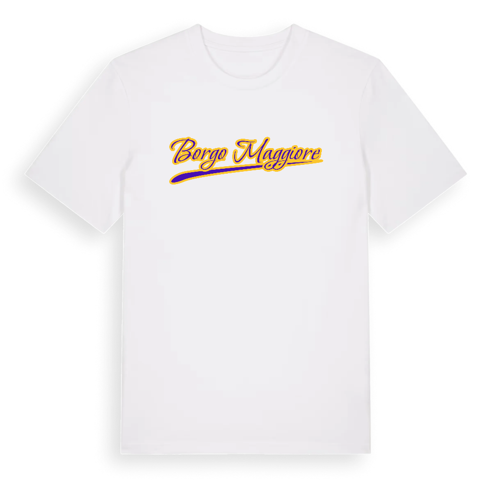 Borgo Maggiore baseball t-shirt – White, i miljö