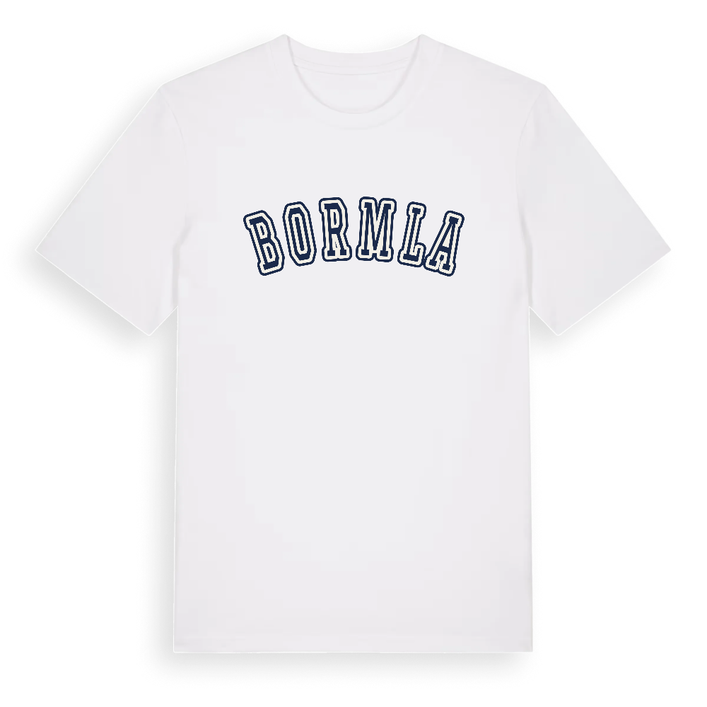 Bormla college t-shirt – White, i miljö