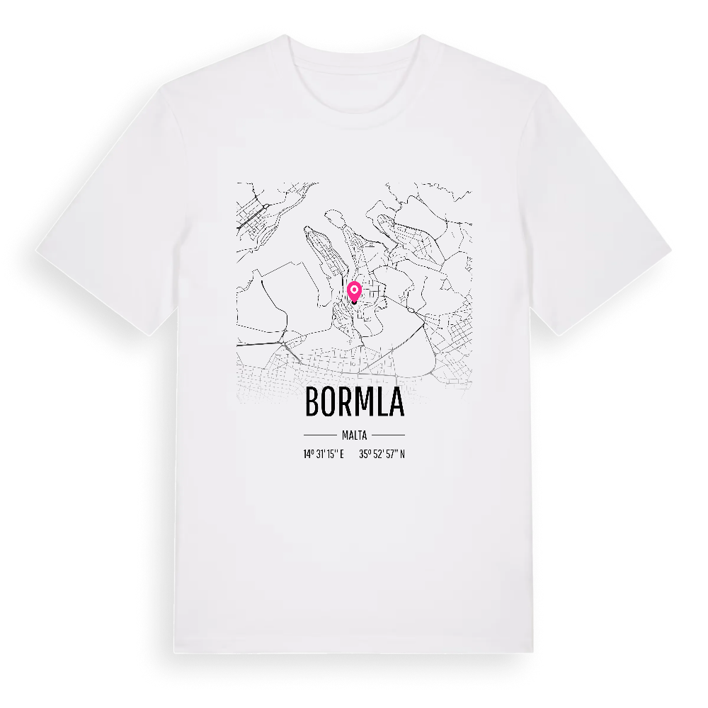 Bormla karta t-shirt – White, i miljö