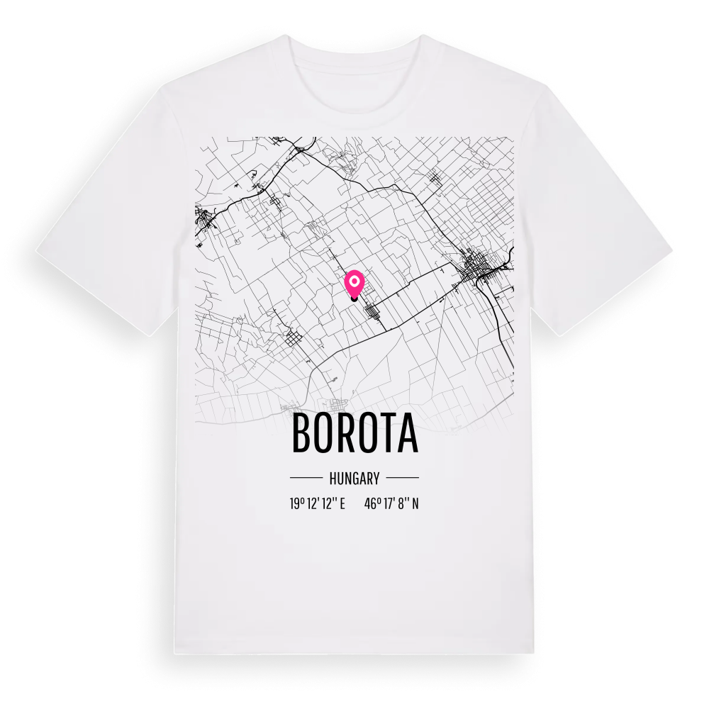 Borota karta t-shirt – White, i miljö