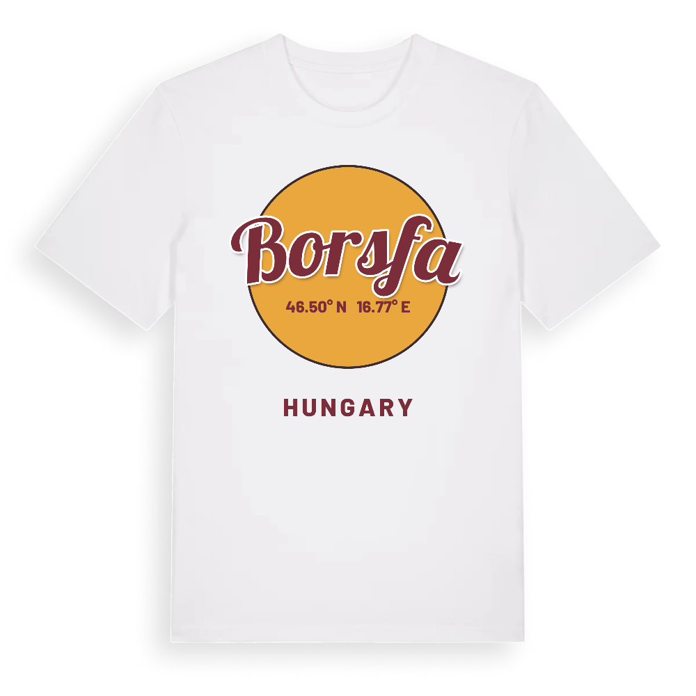 Borsfa cirkel t-shirt – White, i miljö