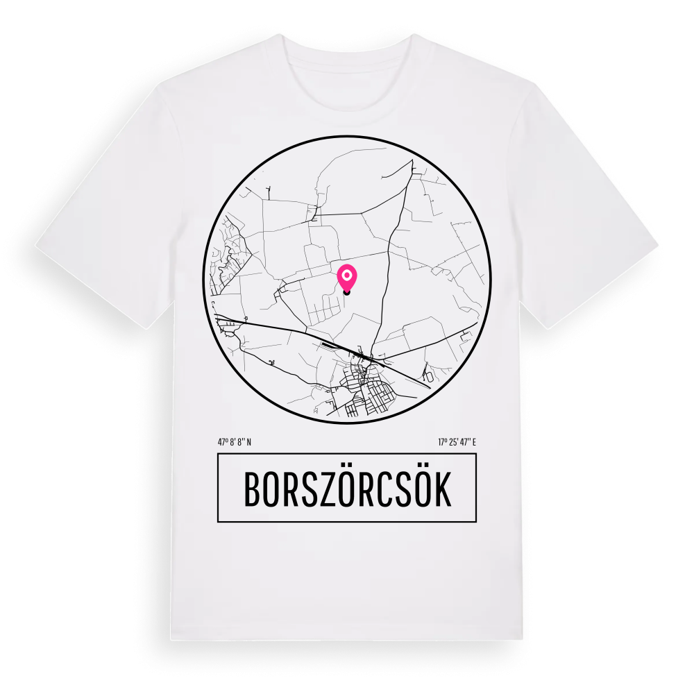 Borszörcsök t-shirt – White, i miljö