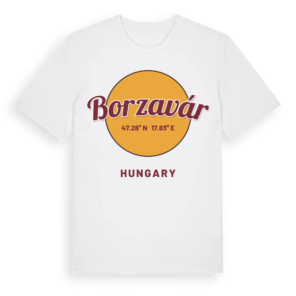 Borzavár cirkel t-shirt – White, i miljö