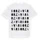 Borzavár ordlek t-shirt