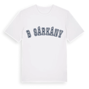 Bősárkány college t-shirt – ekologisk bomull t-shirt från Pinshirt