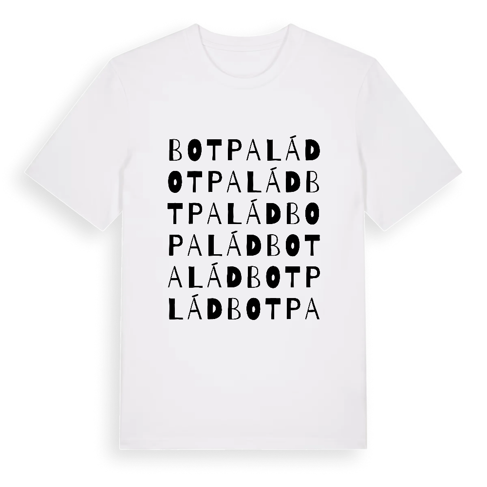 Botpalád ordlek t-shirt – White, i miljö
