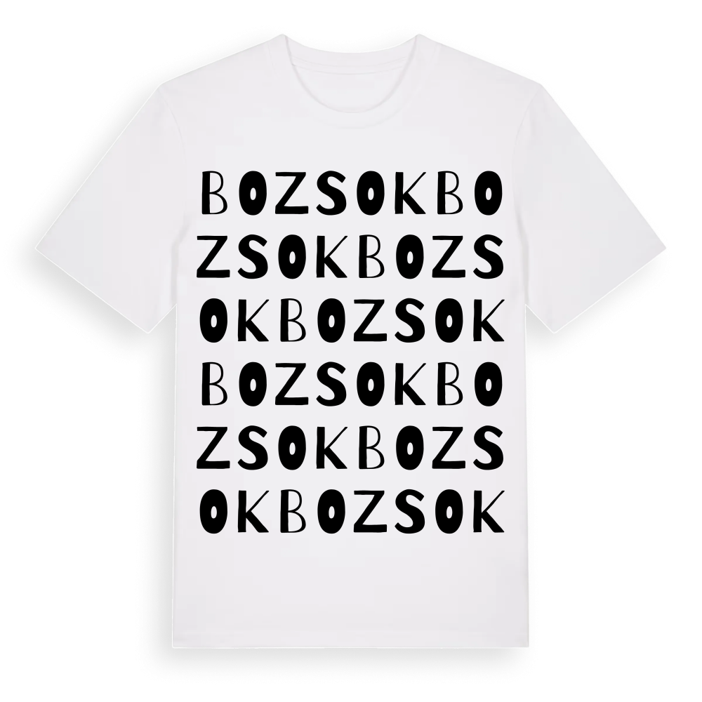 Bozsok ordlek t-shirt – White, i miljö