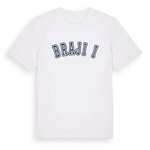 Brajići college t-shirt – ekologisk bomull t-shirt från Pinshirt