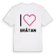 Jag älskar Bråtan t-shirt stort tryck
