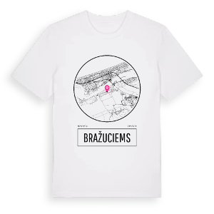 Bražuciems t-shirt – ekologisk bomull t-shirt från Pinshirt