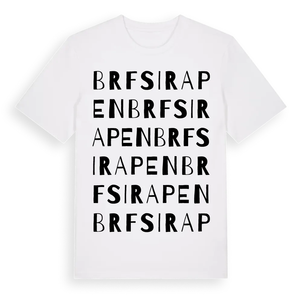 Brf Sirapen ordlek t-shirt i miljö