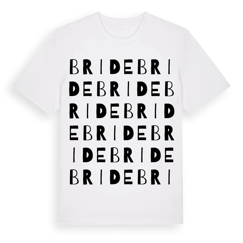 Bride ordlek t-shirt – White, i miljö