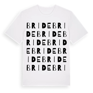 Bride ordlek t-shirt – ekologisk bomull t-shirt från Pinshirt