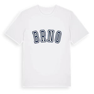 Brno college t-shirt – ekologisk bomull t-shirt från Pinshirt