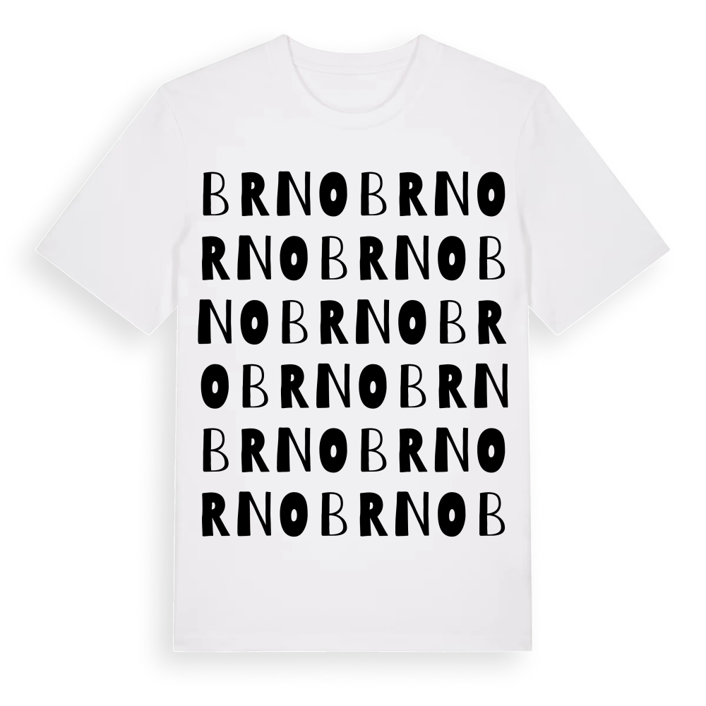Brno ordlek t-shirt – White, i miljö