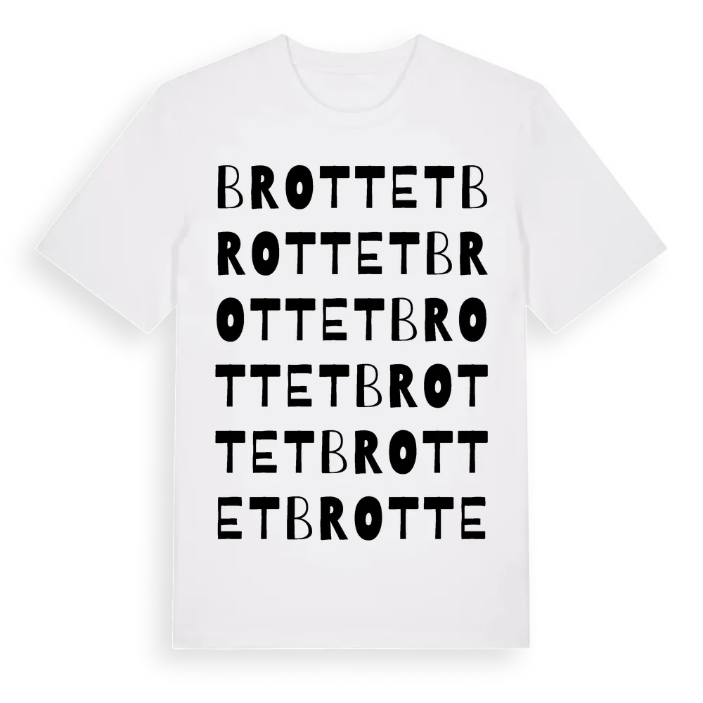 Brottet ordlek t-shirt i miljö