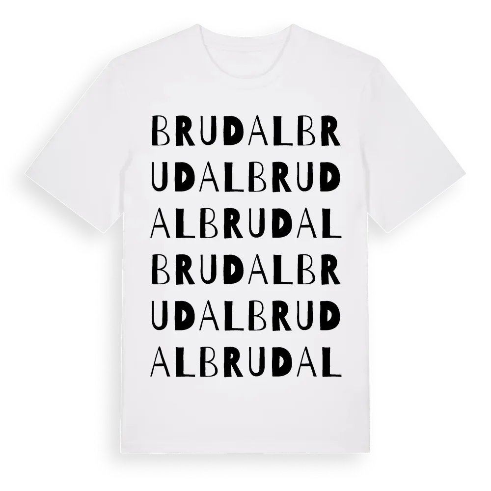 Brudal ordlek t-shirt i miljö
