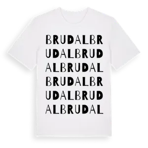 Brudal ordlek t-shirt – ekologisk bomull t-shirt från Pinshirt