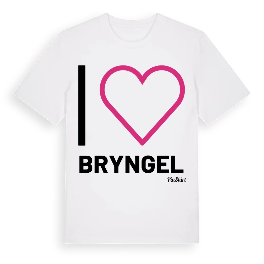 Jag älskar Bryngel t-shirt stort tryck i miljö