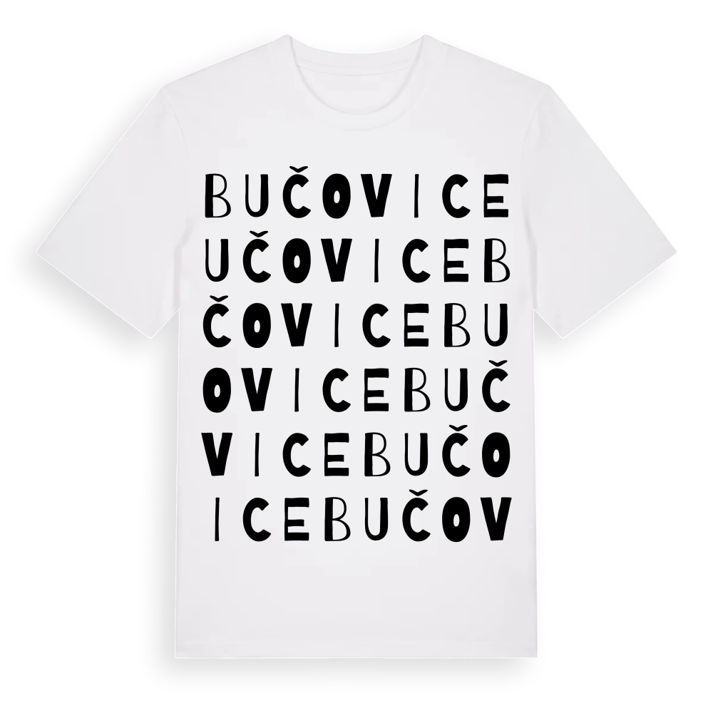Bučovice ordlek t-shirt – White, i miljö