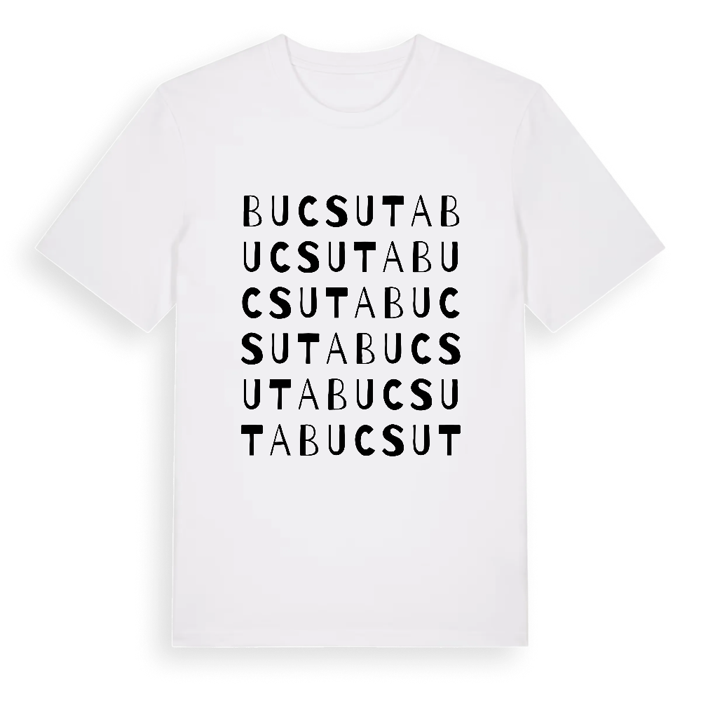 Bucsuta ordlek t-shirt – White, i miljö