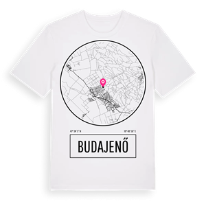 Budajenő t-shirt – ekologisk bomull t-shirt från Pinshirt