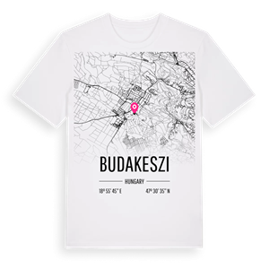 Budakeszi karta t-shirt – ekologisk bomull t-shirt från Pinshirt