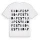 Budapest ordlek t-shirt