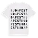 Budapest ordlek t-shirt