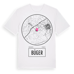 Búger t-shirt – ekologisk bomull t-shirt från Pinshirt