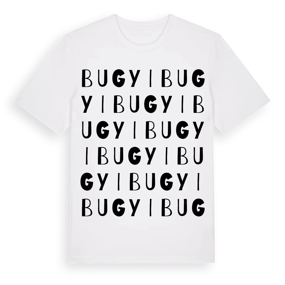 Bugyi ordlek t-shirt – White, i miljö