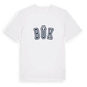 Bük college t-shirt – ekologisk bomull t-shirt från Pinshirt