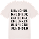 Vintage White t-shirt med Bukkehøldalen ordlek t-shirt