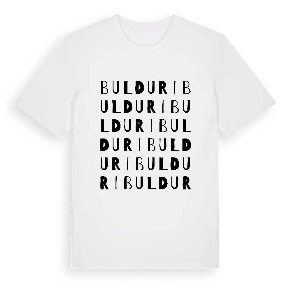 Bulduri ordlek t-shirt – White, i miljö
