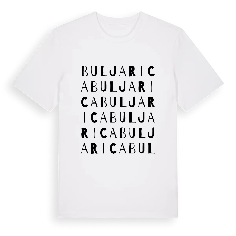 Buljarica ordlek t-shirt – White, i miljö