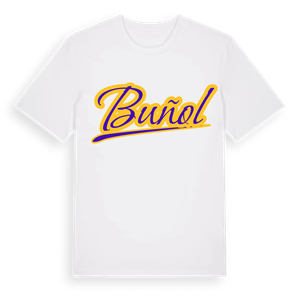 Buñol baseball t-shirt – ekologisk bomull t-shirt från Pinshirt