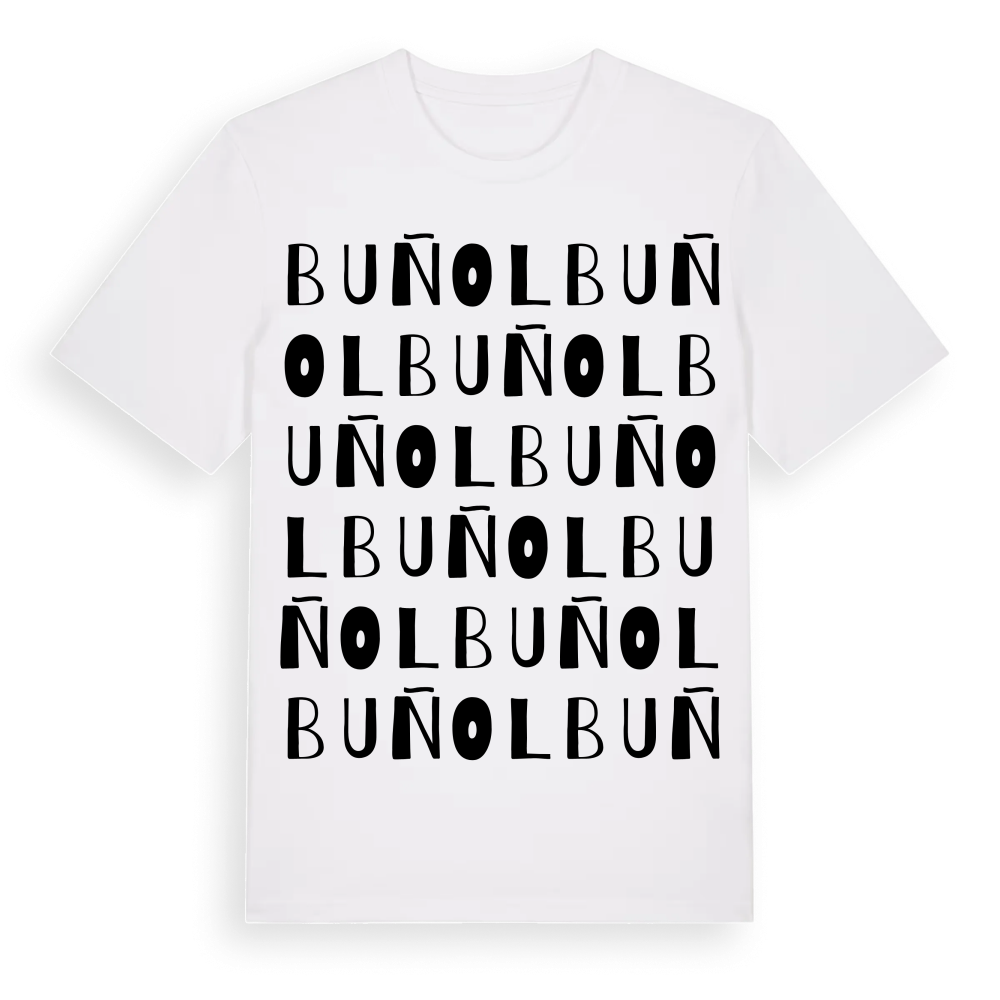 Buñol ordlek t-shirt – White, i miljö