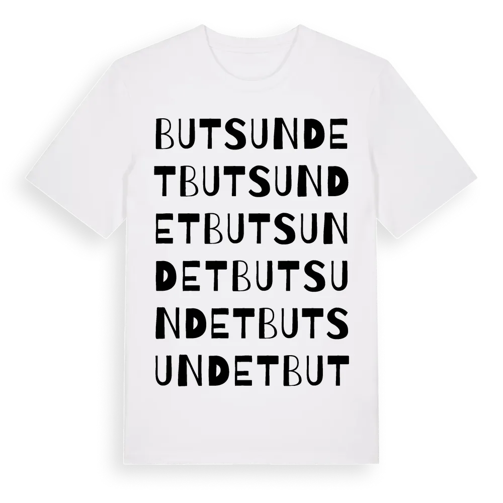 Butsundet ordlek t-shirt i miljö
