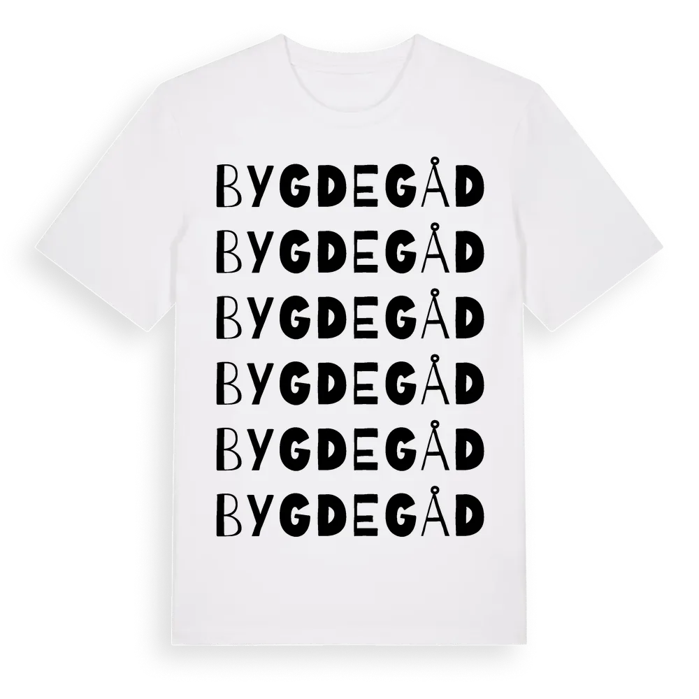 Bygdegåd ordlek t-shirt i miljö