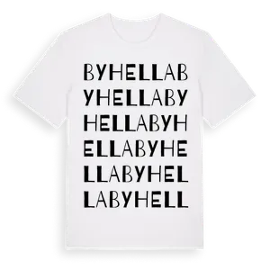 Byhella ordlek t-shirt – ekologisk bomull t-shirt från Pinshirt