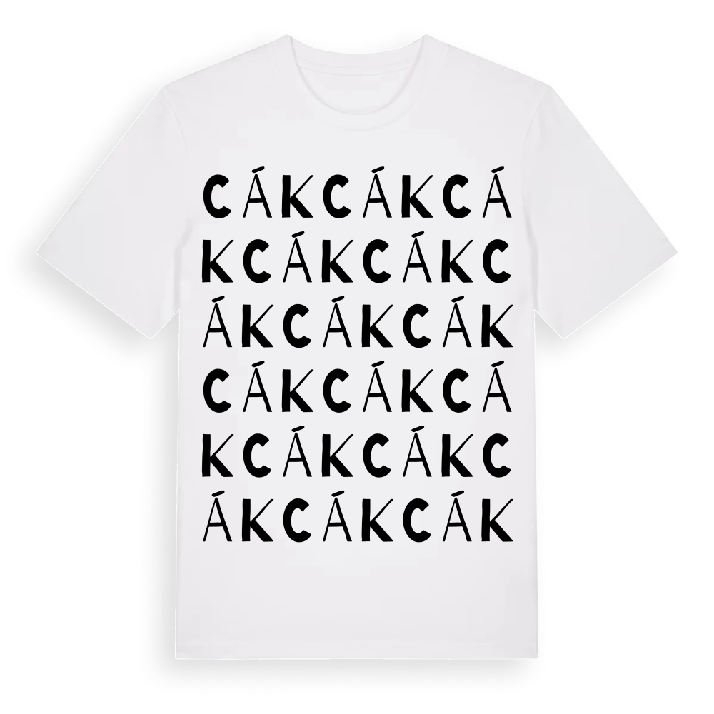 Cák ordlek t-shirt – White, i miljö