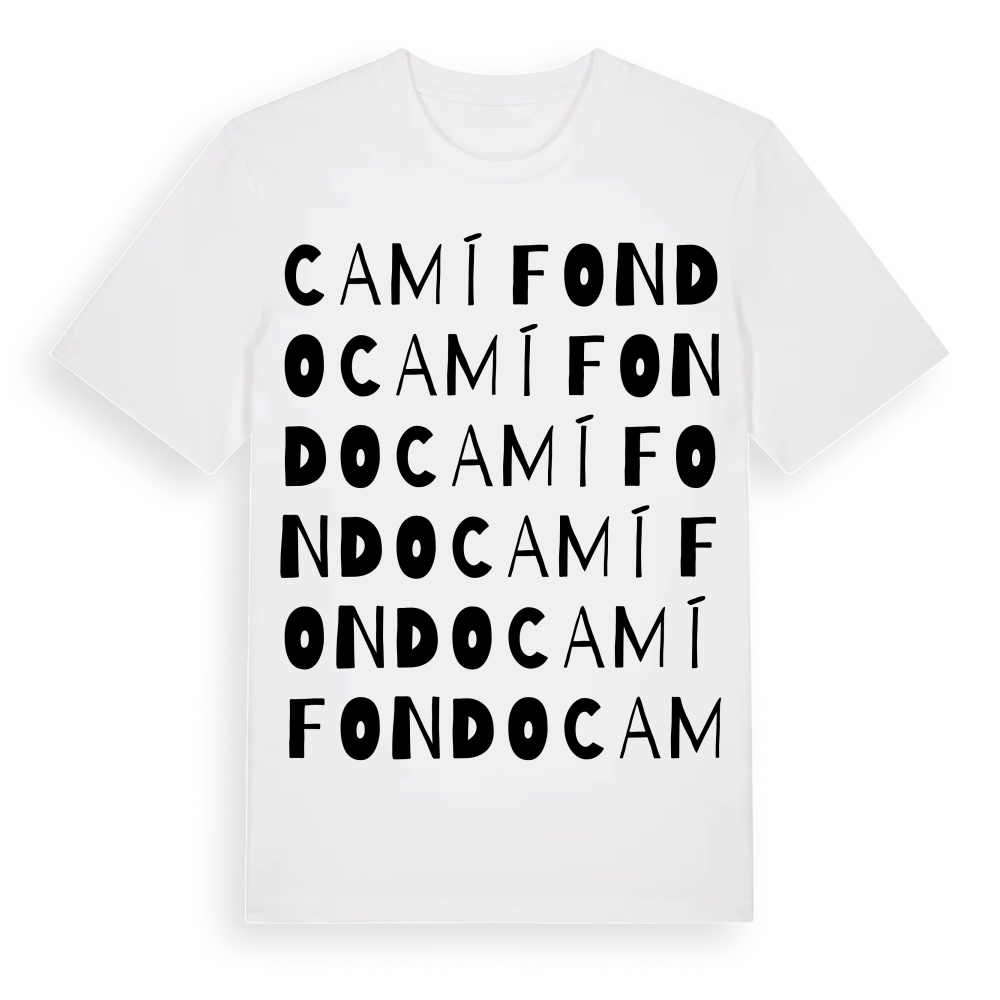 Camí Fondo ordlek t-shirt – White, i miljö