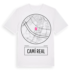 Camí Real t-shirt – ekologisk bomull t-shirt från Pinshirt