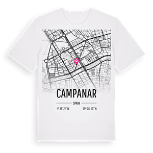 Campanar karta t-shirt – ekologisk bomull t-shirt från Pinshirt