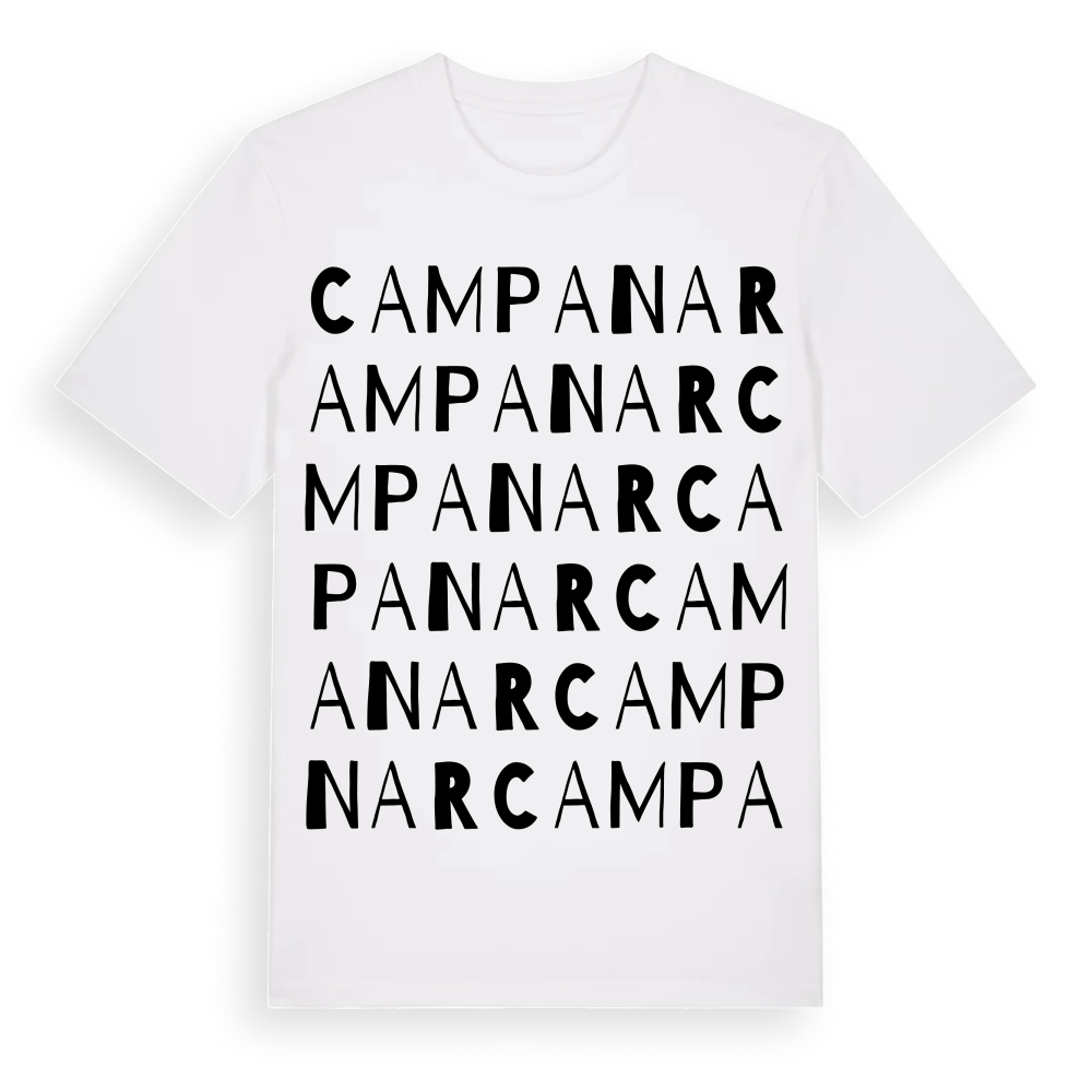 Campanar ordlek t-shirt – White, i miljö