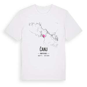 Čanj karta t-shirt – ekologisk bomull t-shirt från Pinshirt