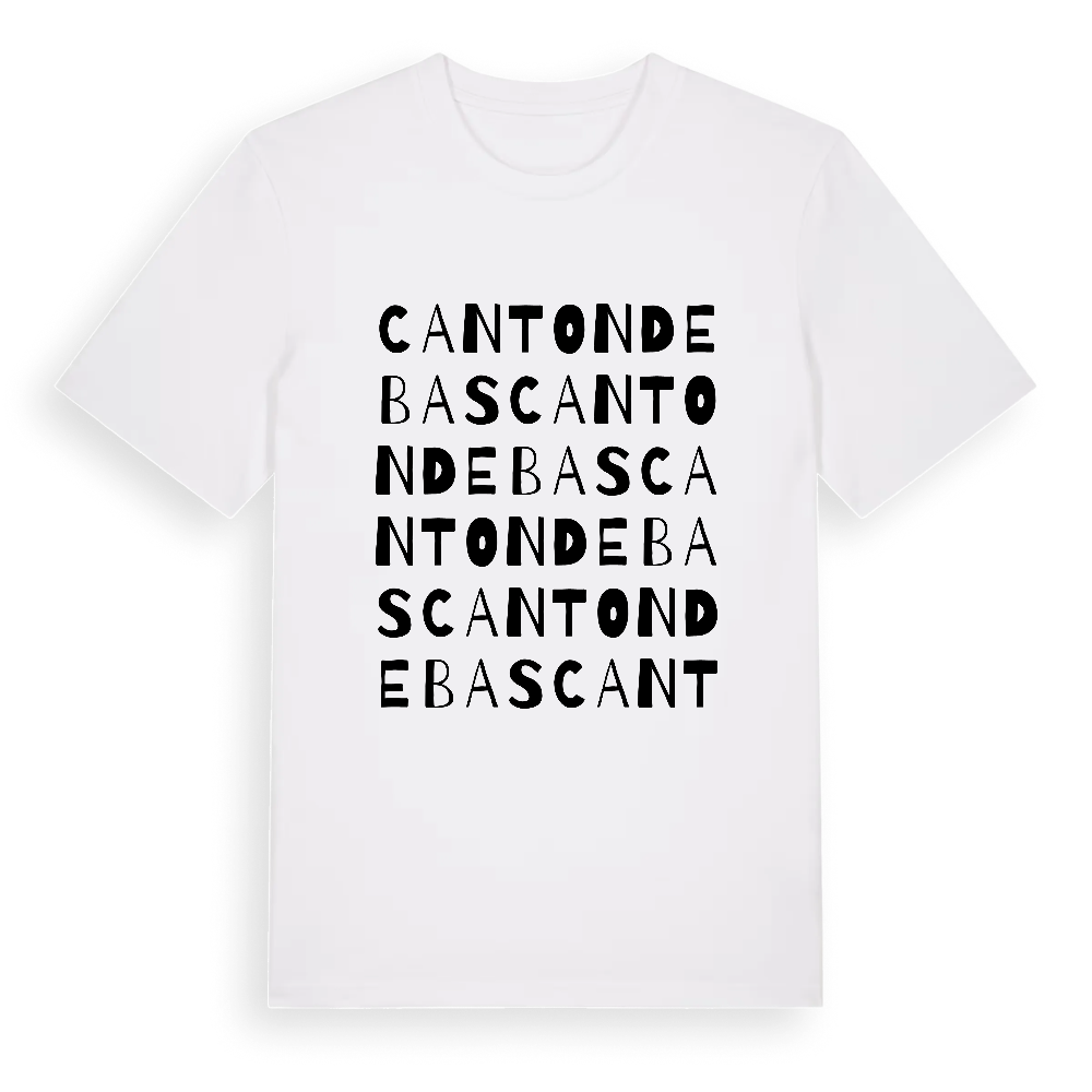 Canton de Bas ordlek t-shirt – White, i miljö