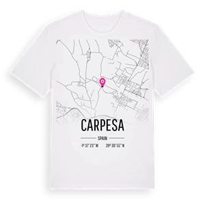Carpesa karta t-shirt – ekologisk bomull t-shirt från Pinshirt
